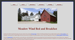 Desktop Screenshot of meadowwindbedandbreakfast.com